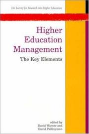 Higher education management : the key elements