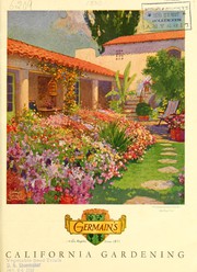 Cover of: California gardening by Germain Seed and Plant Company