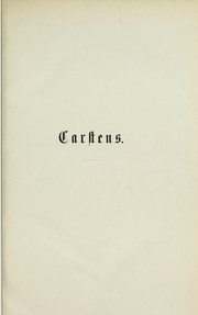 Carstens, Leben und Werke by C. L. Fernow