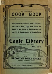 Cover of: Brooklyn eagle government cook book ; Fish eggs and fruit ; Principles of nutrition and nutritive value of foods