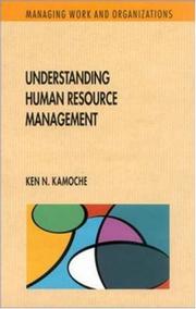 Cover of: Understanding Human Resource Management (Managing Work and Organizations)
