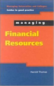 Managing financial resources