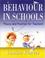 Cover of: Behaviour In Schools