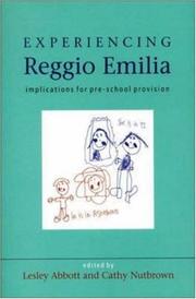 Experiencing Reggio Emilia : implications for pre-school provision