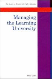 Managing the learning university