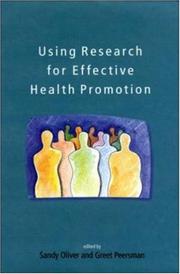 Using research for effective health promotion