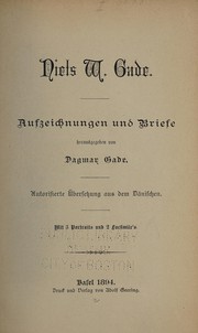 Cover of: Aufzeichnungen und Briefe