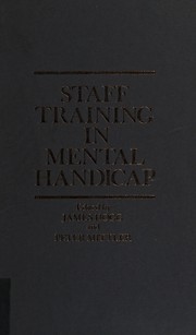 Cover of: Staff training in mental handicap