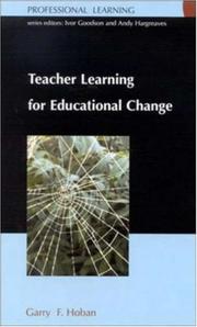 Teacher learning for educational change : a systems thinking approach