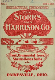 Cover of: Catalogue by Storrs & Harrison Co