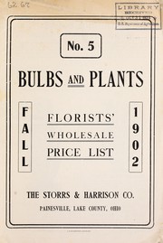 Cover of: Bulbs and plants by Storrs & Harrison Co