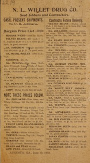Cover of: Bargain price list: June 10, 1902