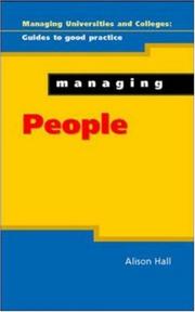 Cover of: Managing People (Managing Universities & Colleges: Guides to Good Practice)