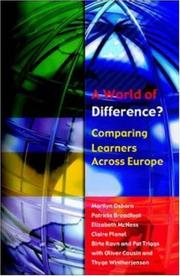 A world of difference : comparing learners across Europe