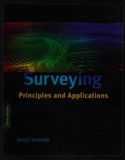 Cover of: Surveying: principles and applications