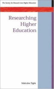 Cover of: Researching Higher Education (SRHE)