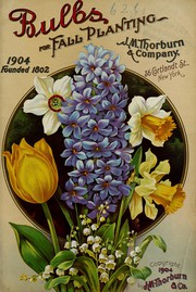Cover of: Bulbs for fall planting, 1904