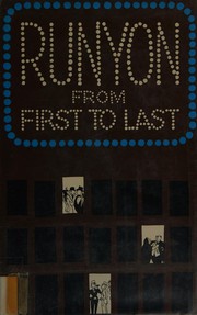 Cover of: Runyon from first to last by Damon Runyon