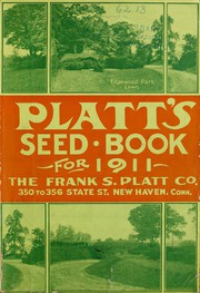 Cover of: Platt's seed book for 1911