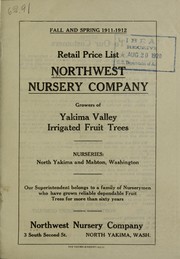 Cover of: Fall and spring 1911-1912: retail price list