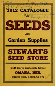 Cover of: 1912 catalogue of seeds and garden supplies