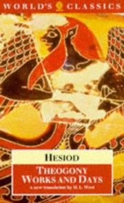 Cover of: Theogony ; and, Works and days by Hesiod