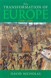 Cover of: The transformation of Europe 1300-1600