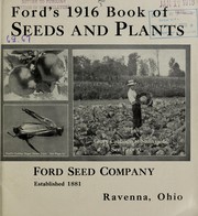 Cover of: Ford's 1916 book of seeds and plants