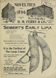 Cover of: Novelties for 1896