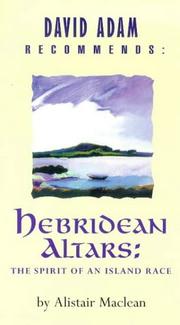 David Adam recommends: Hebridean altars : the spirit of an island race