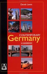 Cover of: Contemporary Germany: a handbook