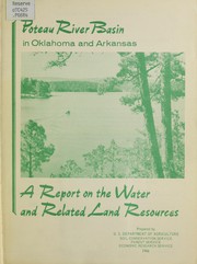 Cover of: Report on the water and related land resources in the Poteau River Basin in Oklahoma and Arkansas