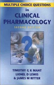 Cover of: Multiple Choice Questions in Clinical Pharmacology