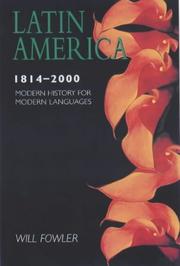 Cover of: Latin America, 1800-2000: modern history for modern languages