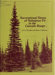 Cover of: Successional status of subalpine fir in the Cascade Range