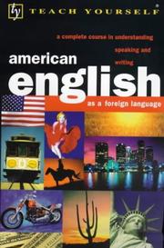 American English (as a foreign/second language)