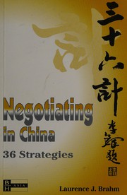 Cover of: Negotiating in China 36 Strategies