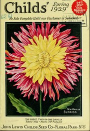 Cover of: Childs' spring 1929: 54th year our bargain year