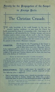 Cover of: The Christian crusade
