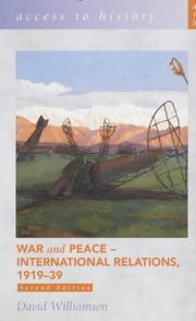 War and peace : international relations 1919-39