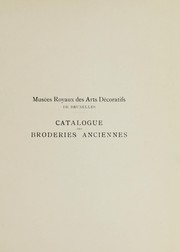 Cover of: Collection de broderies anciennes décrites par madame Isabelle Errera: Catalogue orné de 104 photogravures
