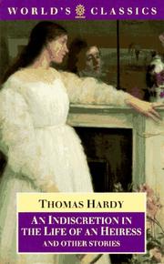 Cover of: An indiscretion in the life of an heiress and other stories