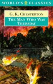 The man who was Thursday, and related pieces