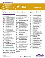 Cover of: CPT 2020 Express Reference Coding Card: General Surgery