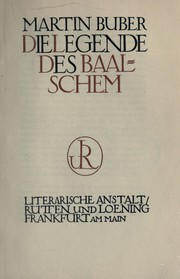 Cover of: Die Legende des Baalschem