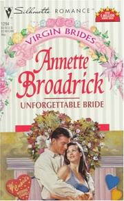 Cover of: Unforgettable Bride (Virgin Brides)