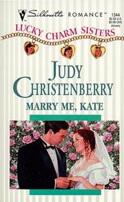 Cover of: Marry Me Kate  (Lucky Charm Sisters)