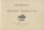 Cover of: Drawings by Frederic Remington