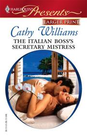 Cover of: The Italian Boss's Secretary Mistress (Harlequin Presents: Mistress to a Millionaire)