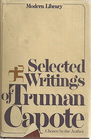 Cover of: Selected Writings of Truman Capote